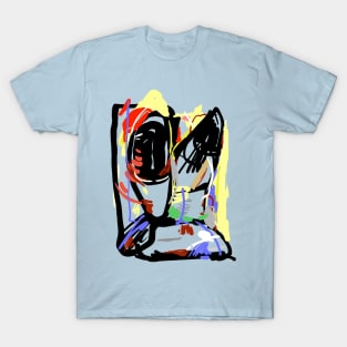 Abstract Modern Art Graphic T-Shirt